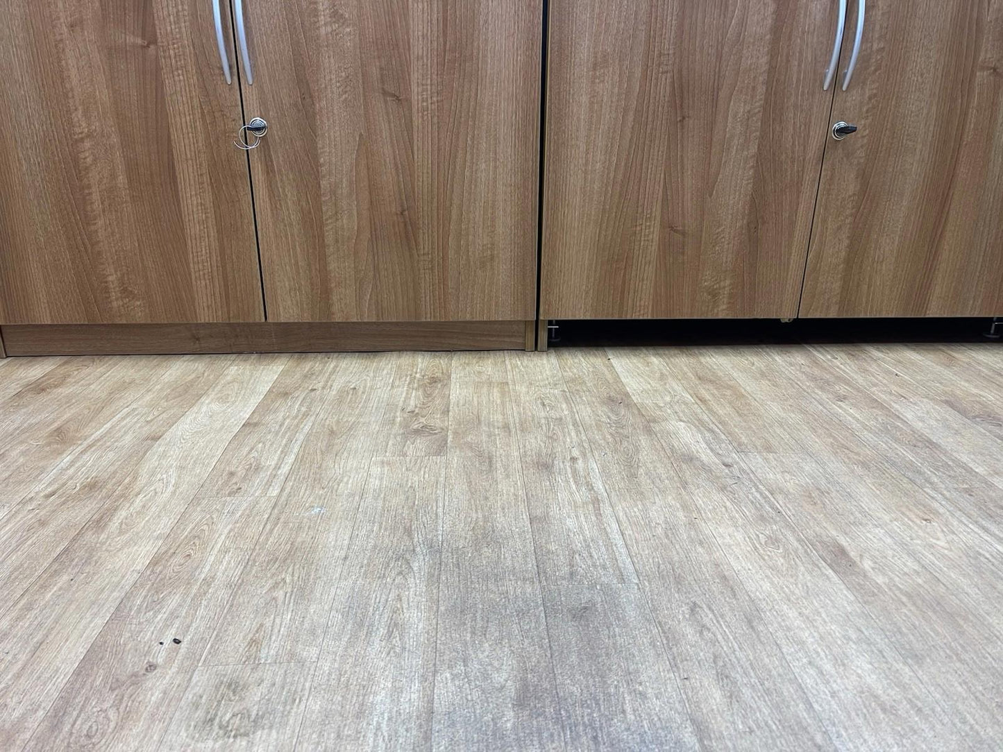 Walnut Double Door Office Cupboard - 1 Shelf - CAN DELIVER