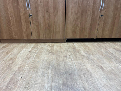 Walnut Double Door Office Cupboard - 1 Shelf - CAN DELIVER