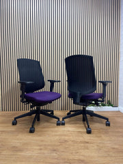 Senator Clipper Office Chair – Mesh Back Task Chair with Adjustable Arms