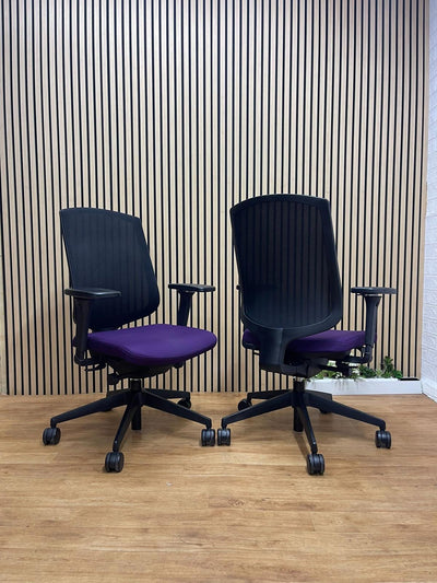 Senator Clipper Office Chair – Mesh Back Task Chair with Adjustable Arms
