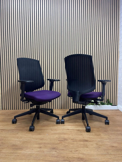 Senator Clipper Office Chair – Mesh Back Task Chair with Adjustable Arms