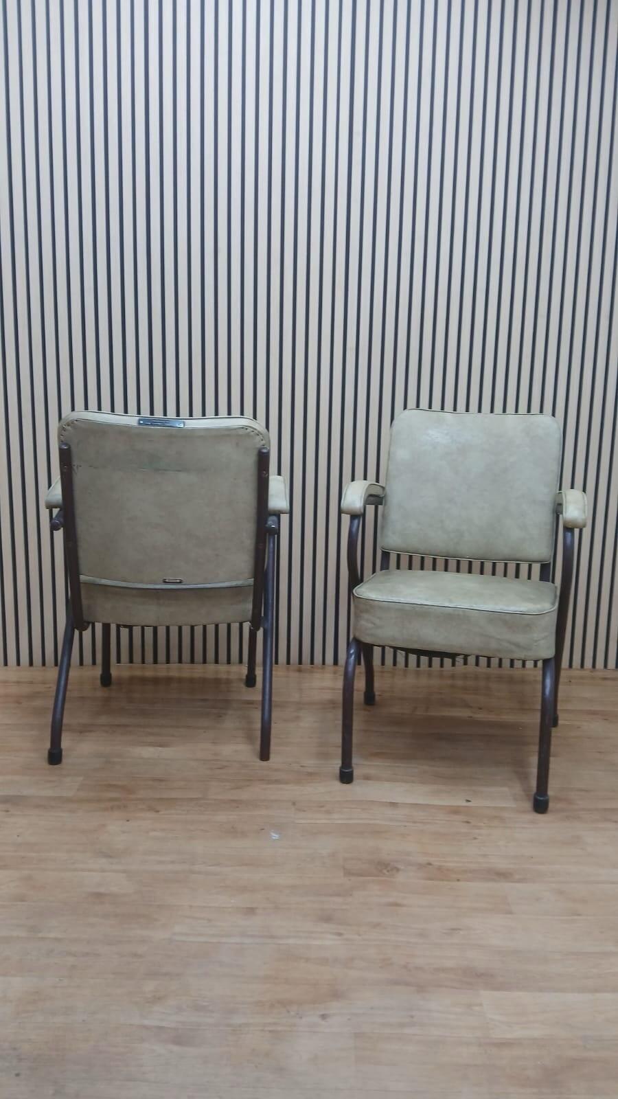 Vintage Shaw armchair - Genuine Leather
