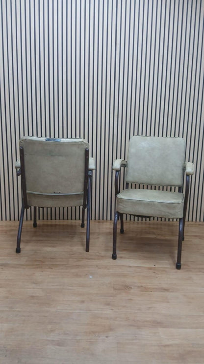 Vintage Shaw armchair - Genuine Leather