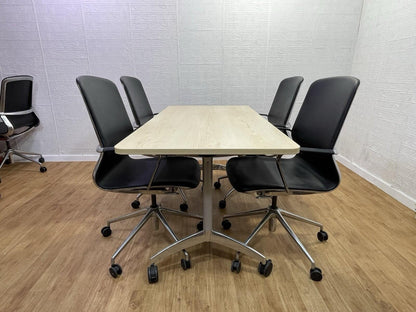 Set Of 1 Senator Foldable Mobile Table & 4 Lucia Chairs