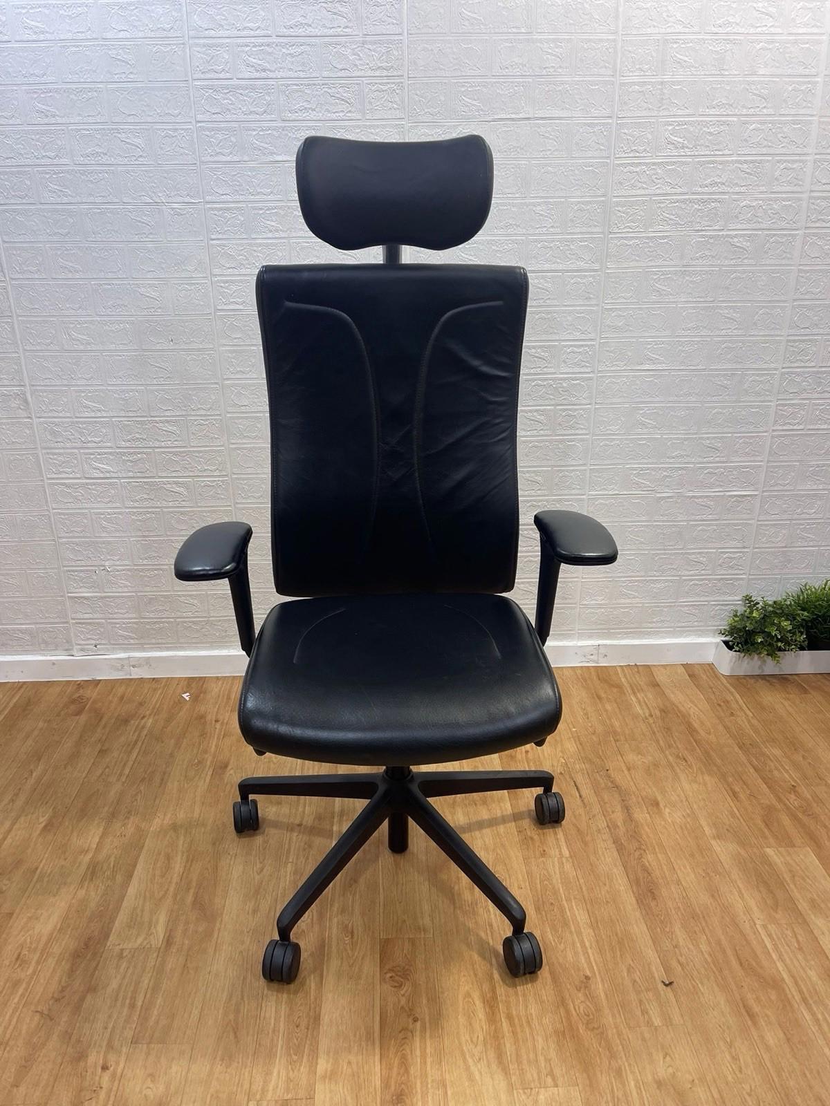 2 Senator Agitus Executive Office Chair Black Leather UK Delivery