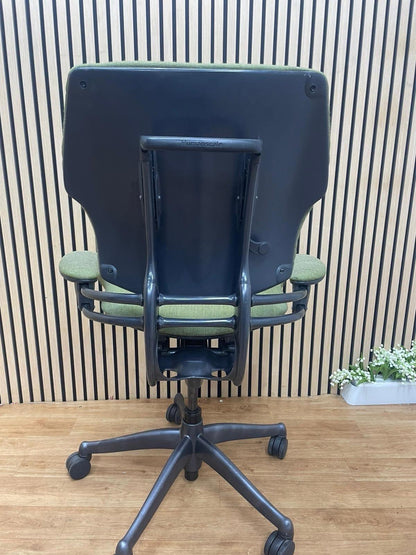 Humanscale Freedom Executive Office Chair In Green Fabric - UK DELIVERY