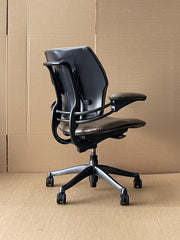Humanscale Freedom Chair In Brown Patterned Leather - UK Delivery Rrp £1149