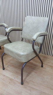 Vintage Shaw armchair - Genuine Leather