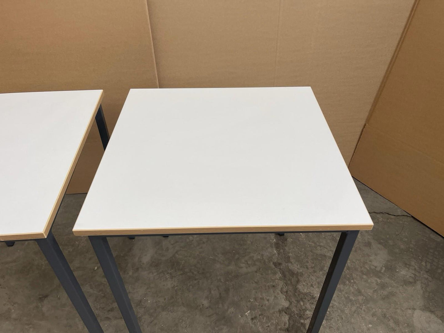 White Stacking Tables - 4 AVAILABLE- CAN DELIVER