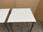 White Stacking Tables - 4 AVAILABLE- CAN DELIVER
