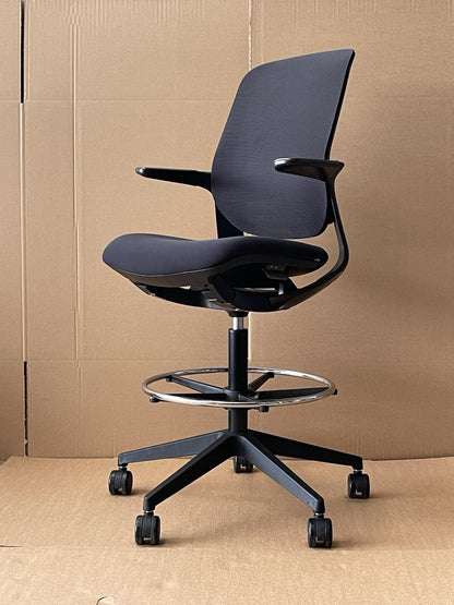 T25 Ergonomic Chair / Extended Height, Footrest - Excellent Condition - UK Delivery
