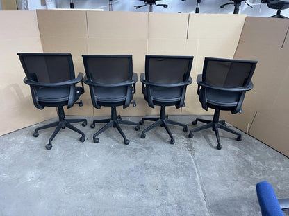 Black Adjustable Operator Office Chairs - 50+ AVAILABLE- UK DELIVERY