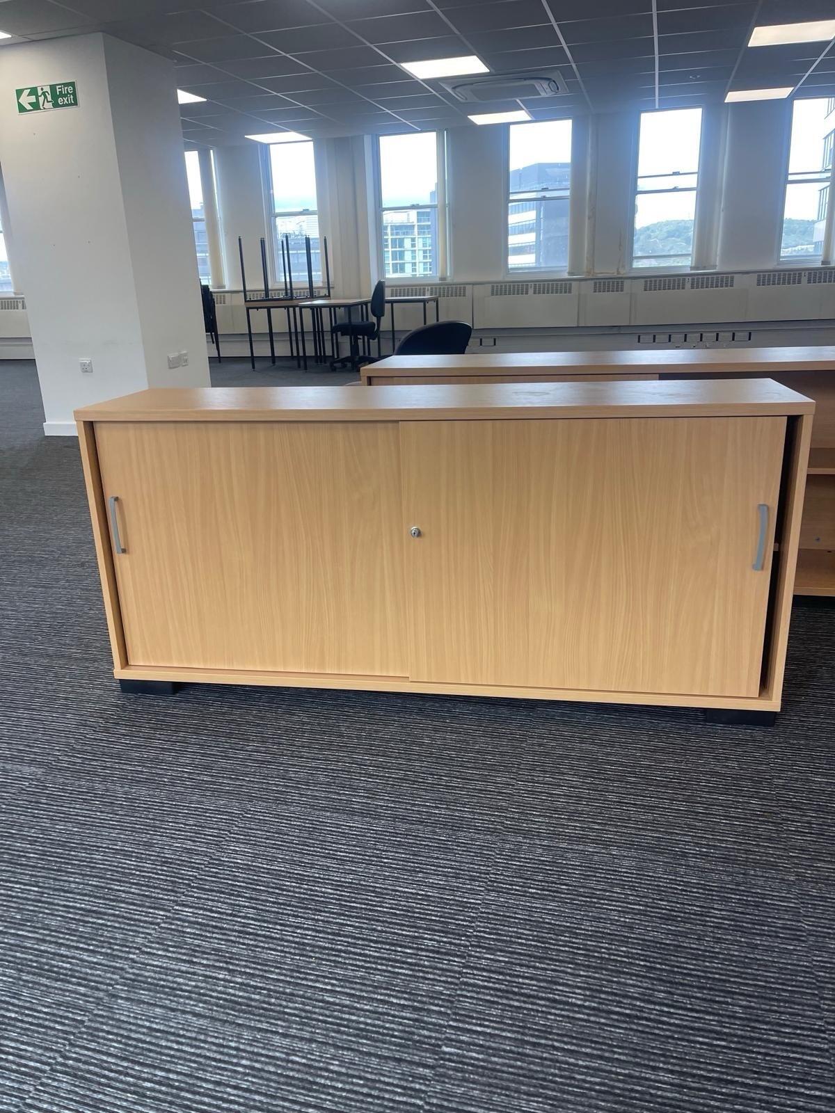 1.6m Wide Sliding Door Shelf Cupboards/ Storage Units - Can Deliver