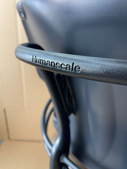 Humanscale Freedom Chair In Brown Patterned Leather - UK Delivery