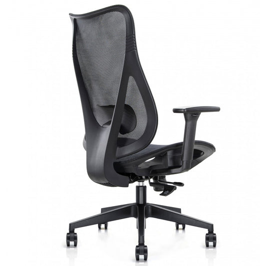 Mala ergonomic high back task chair with adjustable lumbar support