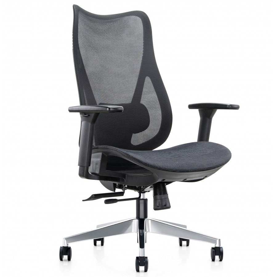 Mala ergonomic high back task chair with adjustable lumbar support