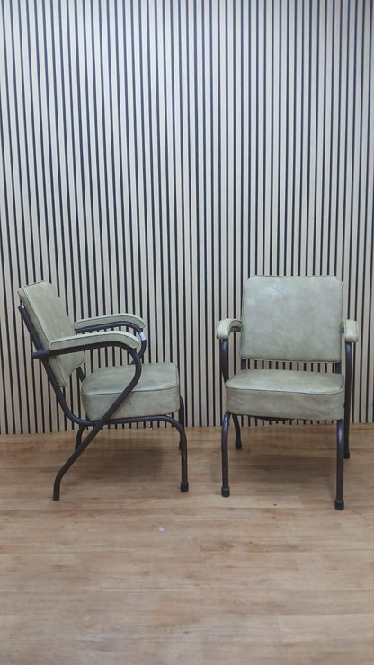 Vintage Shaw armchair - Genuine Leather