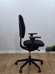 Refurbished Senator Dash Task Chair 3D Arms Black UK Delivery
