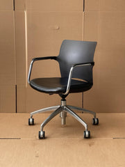 Connection*  Office Conference Chair , Leather Seat - UK Delivery