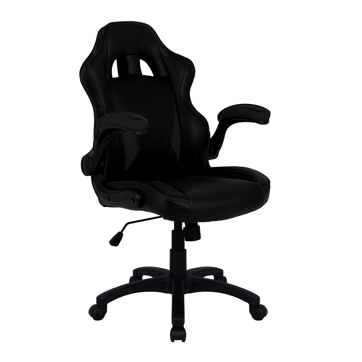 Predator Ergonomic Gaming Chair with Folding Arms and Lumbar Support