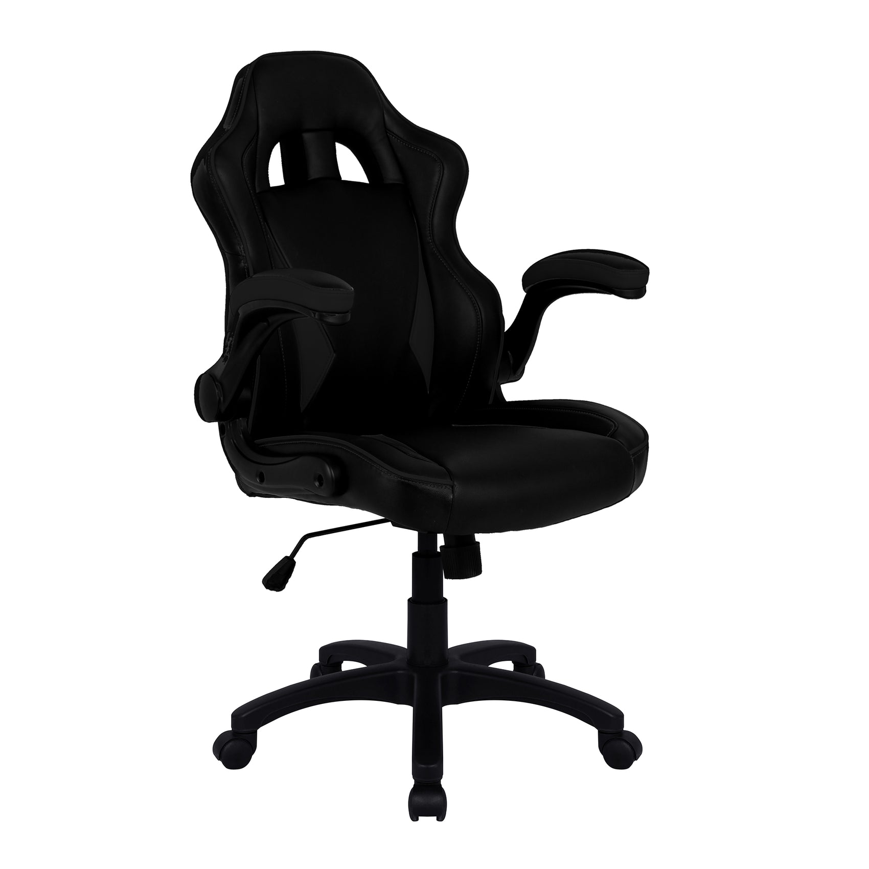 Predator Ergonomic Gaming Chair with Folding Arms and Lumbar Support