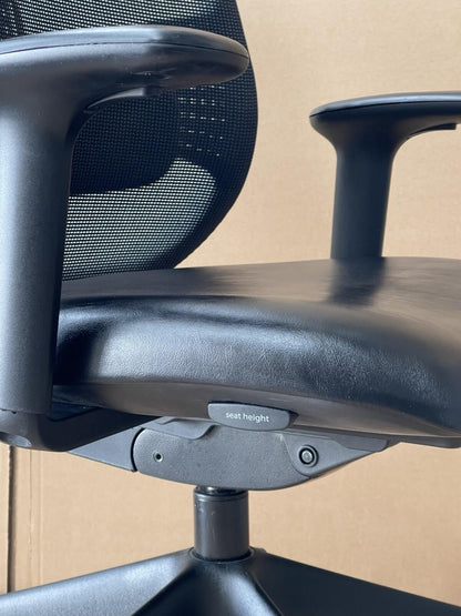 Orangebox Do Fully Adjustable Chair , Leather Seat - Many In Stock - UK Delivery