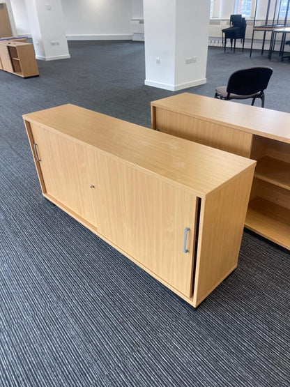 1.6m Wide Sliding Door Shelf Cupboards/ Storage Units - Can Deliver