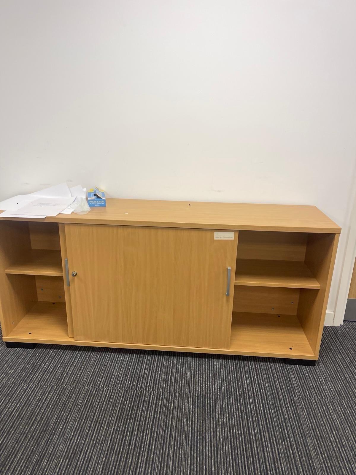 1.6m Wide Sliding Door Shelf Cupboards/ Storage Units - Can Deliver