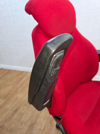 Kab Navigator Fabric Orthopaedic Chair Red Rrp 719 UK Delivery