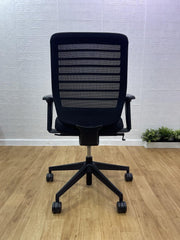Senator Fuse Adjustable Office Chair / Black / 4D Armrest - UK Delivery