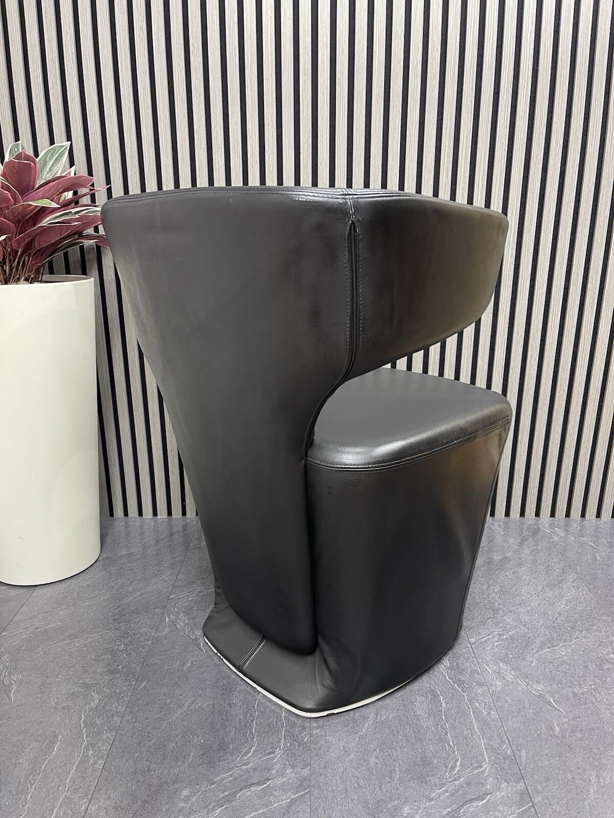 Allermuir Bison Reception Chair Lounge/Visitor– Leather