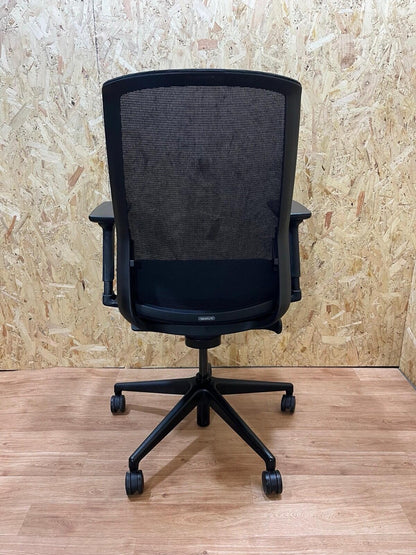 Bestuhl J1 Operator Office Chair,Fully Adjustable, Black Mesh/Fabric-UK DELIVERY