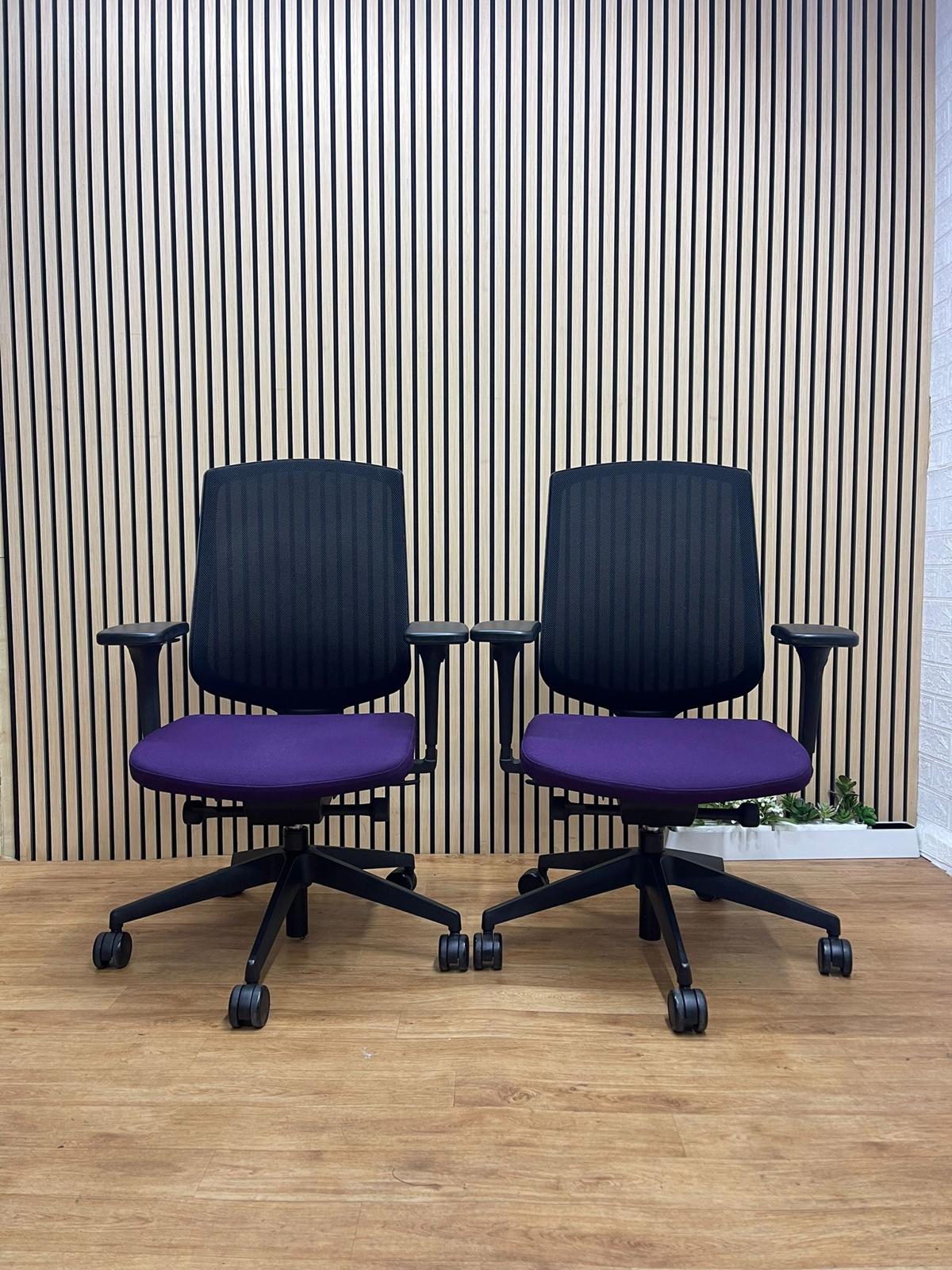Senator Clipper Office Chair – Mesh Back Task Chair with Adjustable Arms