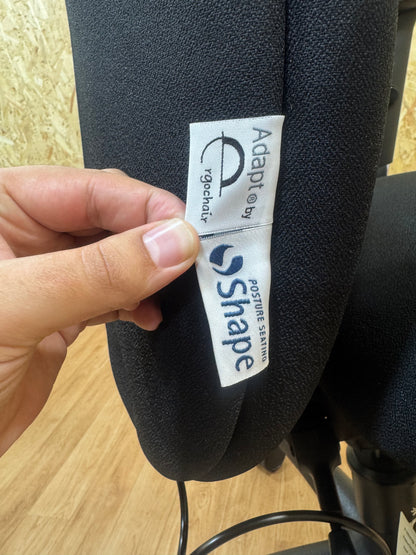 Customised Adapt by Ergochair, Posture Seating Shape with Flex-front adjustable seat depth Ultra Loaded Chair