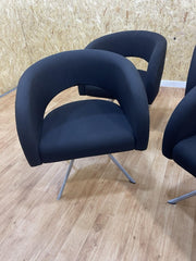 Boss Design Choo Reception/lounge Swivel Chairs - Set Of 4 - Can Deliver
