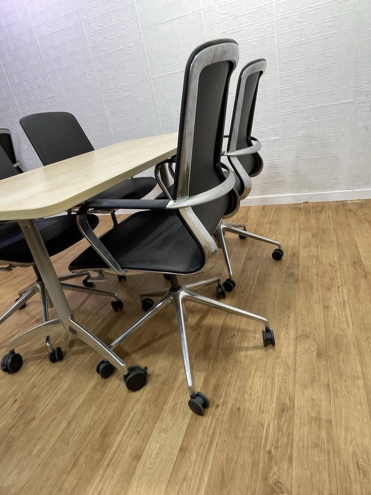 Set Of 1 Senator Foldable Mobile Table & 4 Lucia Chairs