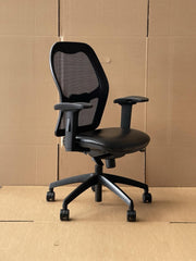 Back Leather Office Chair , Lumbar Support, Leather (Many Available) UK Delivery