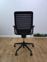 Senator Fuse Office Chair / Fully Adjustable / Leather Seat / UK DELIVERY