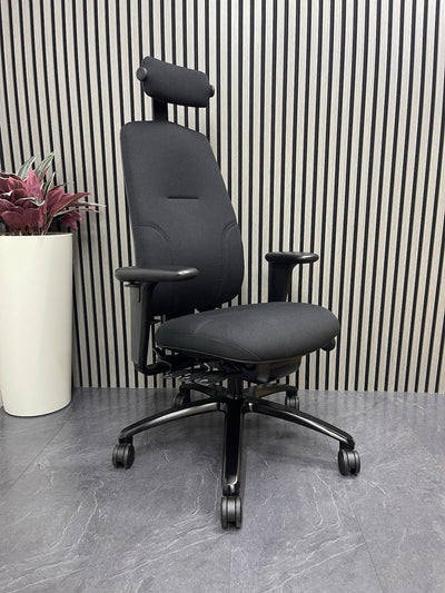 RH Logic 220 Fully Loaded Chair - All Black (Rrp£1548) - UK Delivery