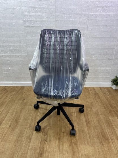 Senator Fuse Adjustable Office Chair / Velvet seat/ 4D Armrest - UK Delivery