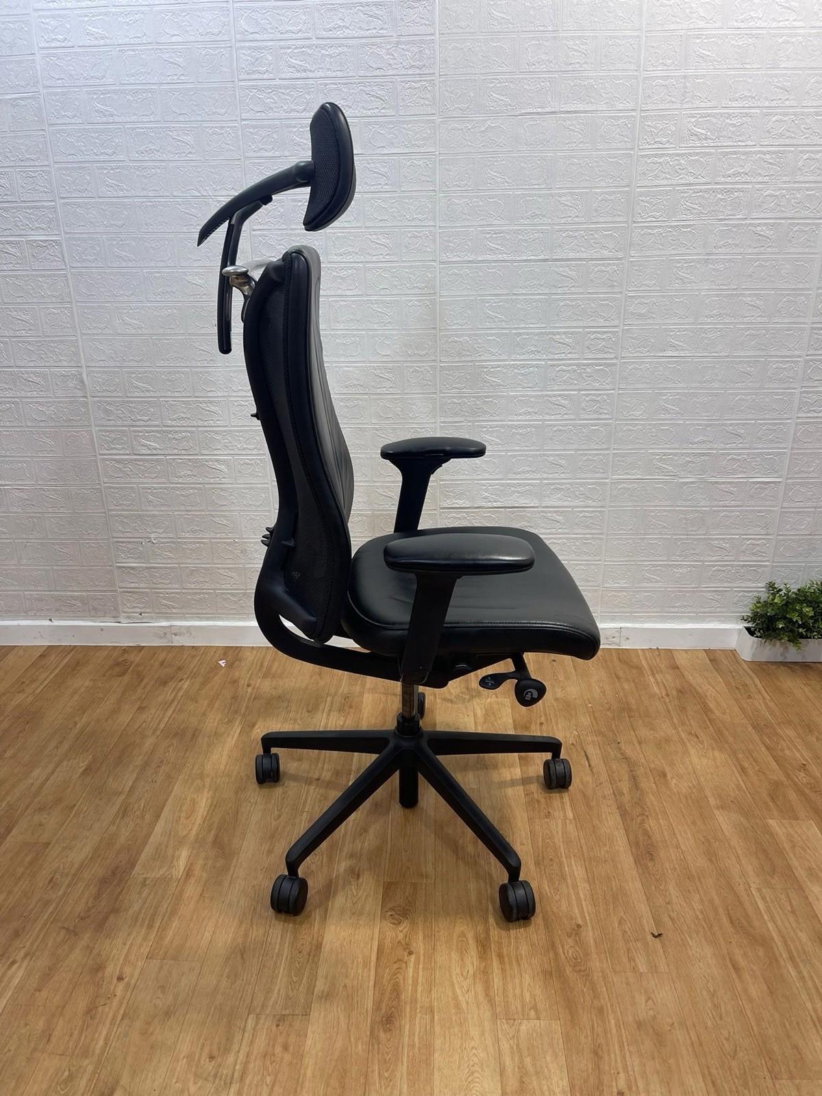 2 Senator Agitus Executive Office Chair Black Leather UK Delivery
