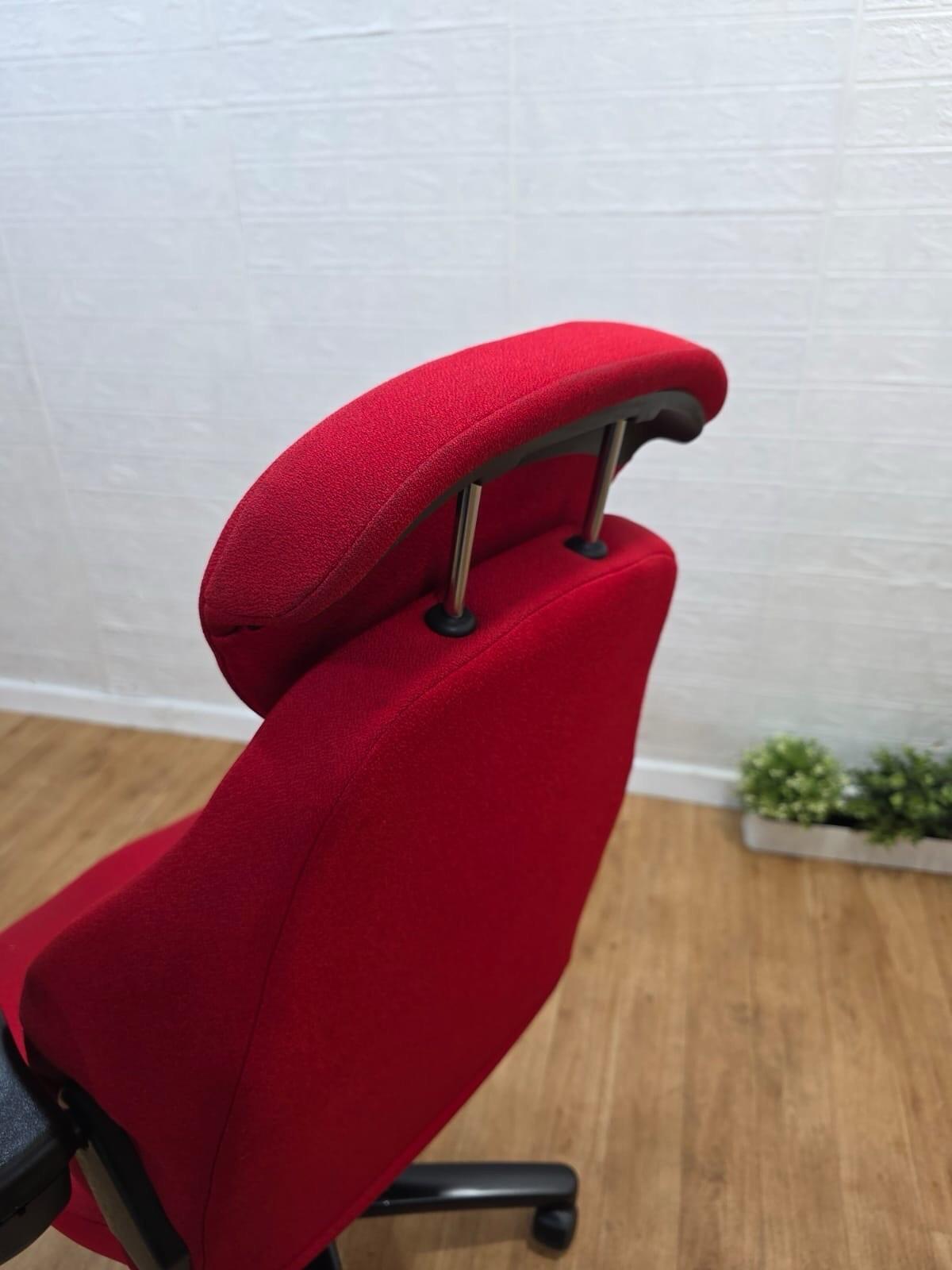Kab Navigator Fabric Orthopaedic Chair Red Rrp 719 UK Delivery