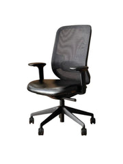 Orangebox Do Refurbished Ergonomic Office Chair – Black Faux Leather – UK Delivery & Bradford Collection