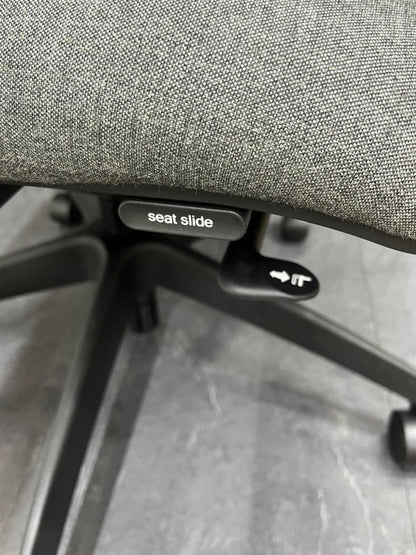 Boss Design Felix Ergonomic Office Chair Grey Fabric | Swivel Task Chair UK Delivery
