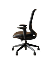 Orangebox Do Refurbished Ergonomic Office Chair – Black Faux Leather – UK Delivery & Bradford Collection