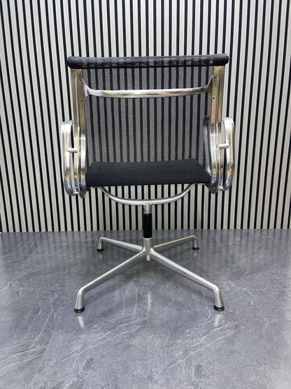 Genuine icf By Charles Eames Black Mesh Swivel Chair