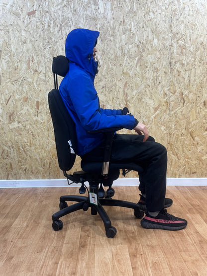 Customised Adapt by Ergochair, Posture Seating Shape with Flex-front adjustable seat depth Ultra Loaded Chair