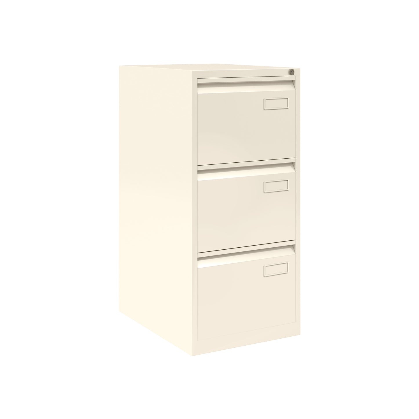 Bisley|3 Drawer|Steel|Standard Filing Cabinet|470x622x1016|White