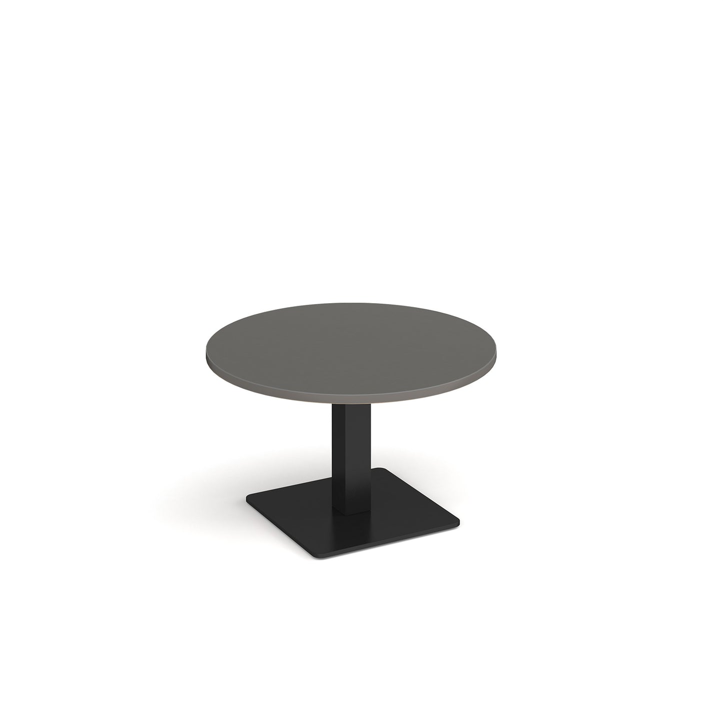 Brescia circular coffee table with flat square base - BCC800-K-OG