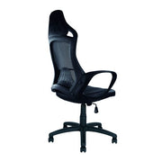 Ascot – Slim High Back Designer Mesh Armchair – Black